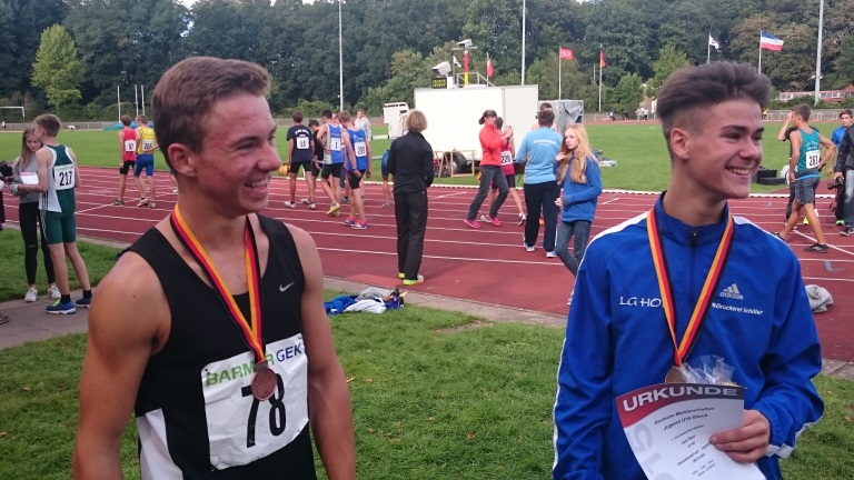 hier mit Boz Cem aus Hof - dem deutschen Meister